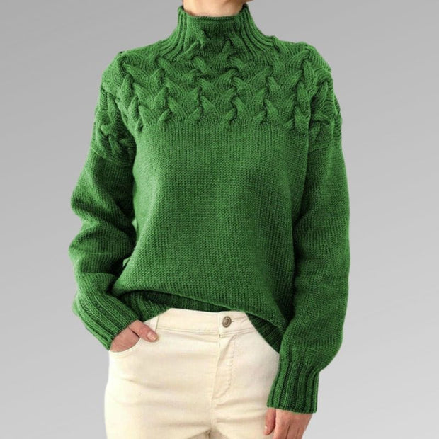 Cuila™ | Pull à col roulé élégant et chaud.