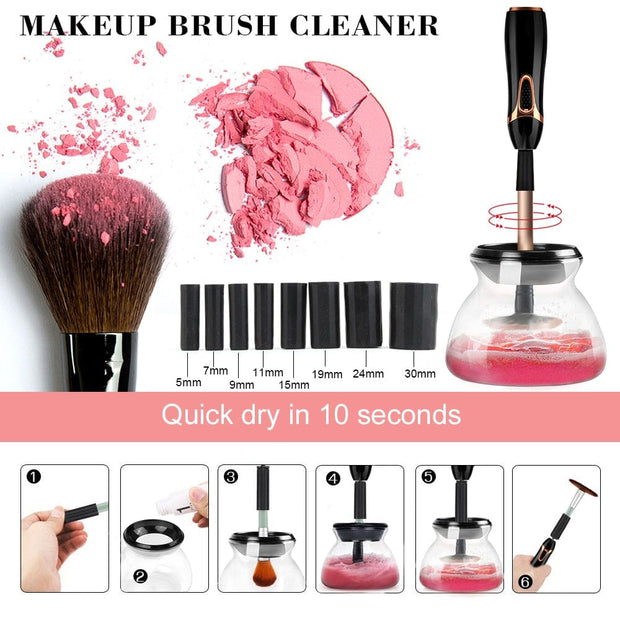Cuila | Nettoyeur électrique de pinceaux de maquillage