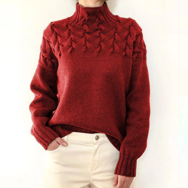 Cuila™ | Pull à col roulé élégant et chaud.