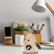 EchoBaby™ – cadre photo bébé echo – cadre souvenir en bois