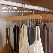 Multi-Hook Non-Slip Coat Rack