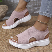 Sandales en maille respirante