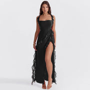 <tc>Penélope | Vestido Deslumbrante con Volantes</tc>