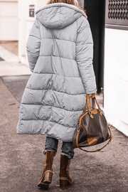 Anny | Manteau Long Réversible Doublé en Fourrure