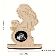 EchoBaby™ – cadre photo bébé echo – cadre souvenir en bois