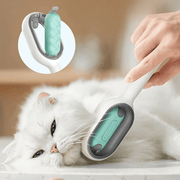 Pet hair removal comb with water tank 