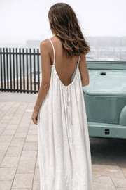 Backless Maxi Dress - Velle Noir