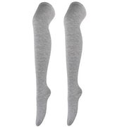 Chaussettes hautes côtelées pour femme – Style cosy