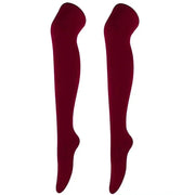 Chaussettes hautes côtelées pour femme – Style cosy