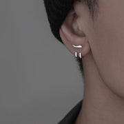 Boucles d'oreilles doubles détachables