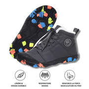 Baskets climb Kids - Chaussures d'hiver pieds nus étanches pour enfants