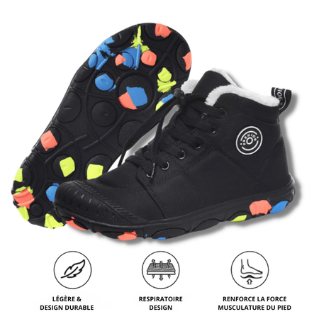 Baskets climb Kids - Chaussures d'hiver pieds nus étanches pour enfants