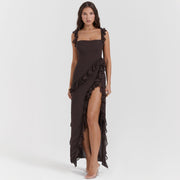 <tc>Penélope | Vestido Deslumbrante con Volantes</tc>