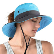 Chapeau anti-uv pliable