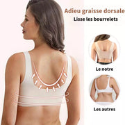 Soutien-gorge sans fil à fermeture frontale galbant (Pack de 3)