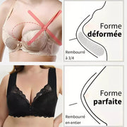 Soutien-gorge sans fil à fermeture frontale galbant (Pack de 3)