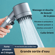 Cuila® Shower - Tête de douche multifonction 4 en 1 pour le massage et la beauté de la peau