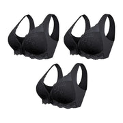 Soutien-gorge sans fil à fermeture frontale galbant (Pack de 3)